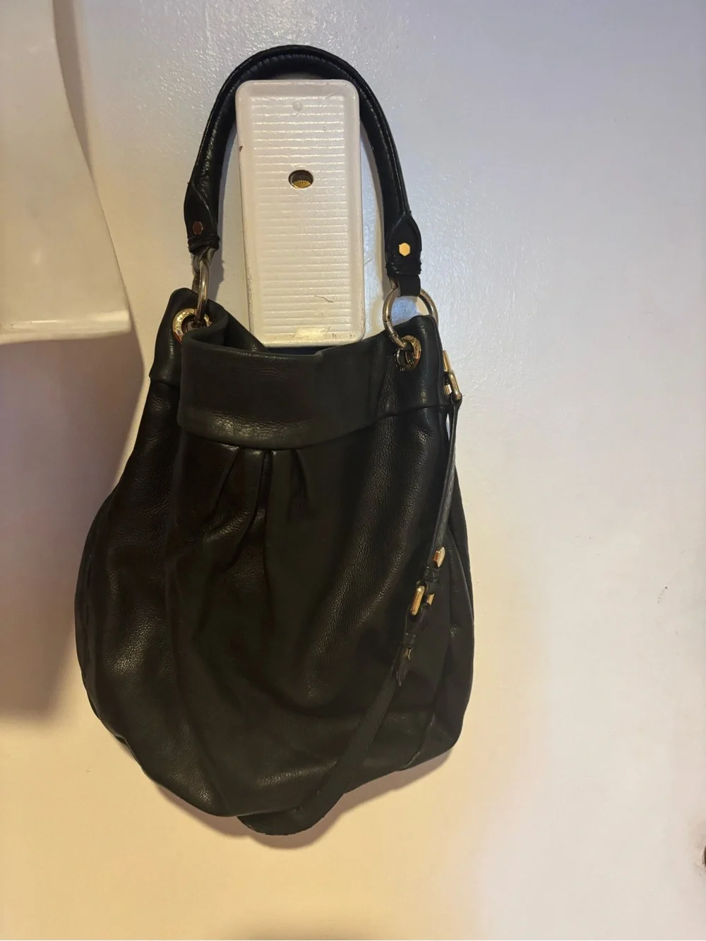 Marc Jacobs Classic Q Hillier Hobo handbag shoulder bag Crossbody purse logo